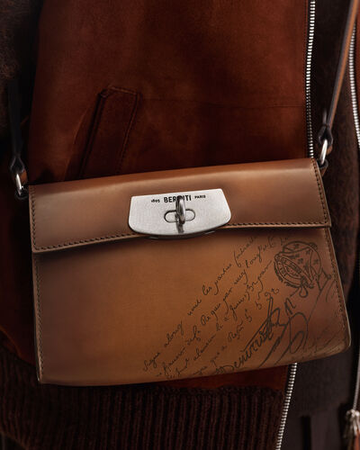 E'Mio Pouch On Strap Messenger, Cacao Intenso, hi-res