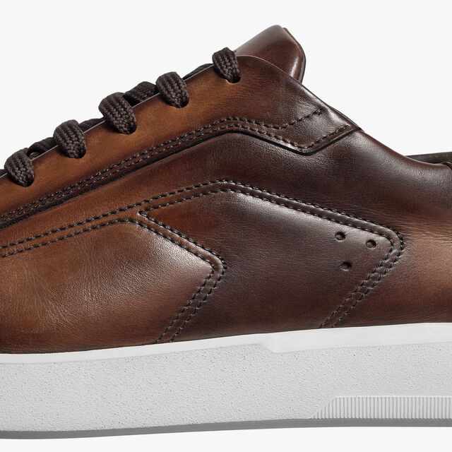 Stellar Venezia Calf Leather Sneaker, MARRONE INTENSO, hi-res 8