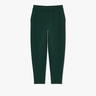 Wool Double Face Scritto Trousers, DEEP GREEN, hi-res
