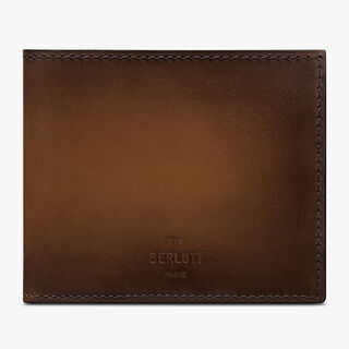 Makore Slim Leather Compact Wallet, CACAO INTENSO, hi-res