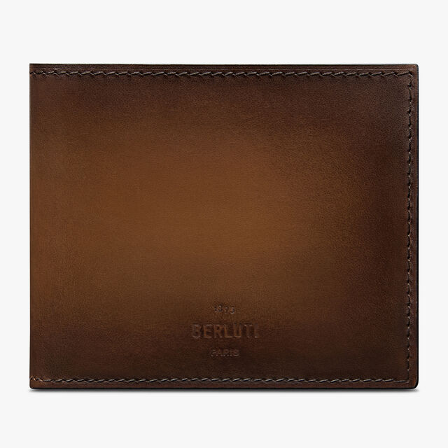 Makore Slim Leather Wallet, CACAO INTENSO, hi-res 1