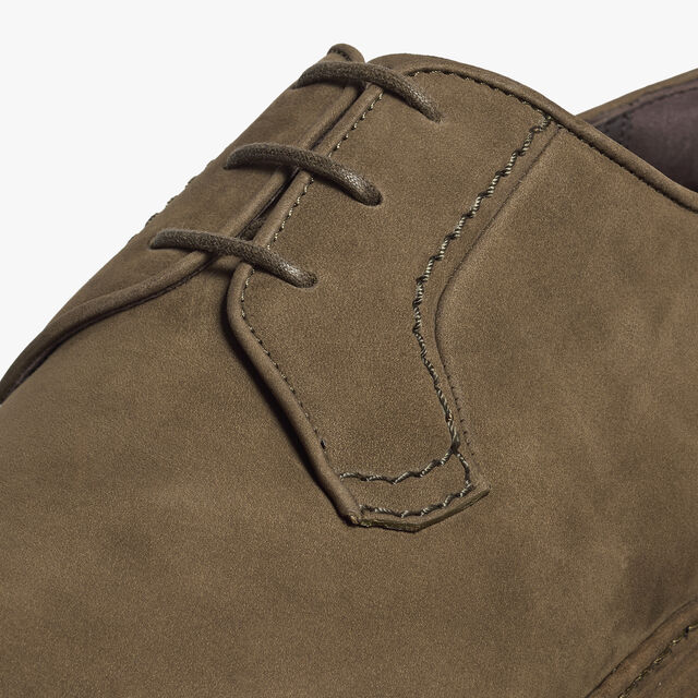 Alto Nubuck Calf Leather Derby , KAKI, hi-res 8
