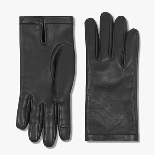 Gants en cuir, NERO, hi-res