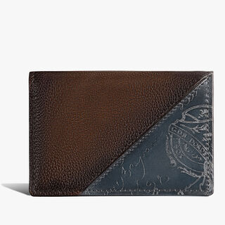 Imbuia Scritto Leather Card Holder Imbuia Scritto Leather Card Holder