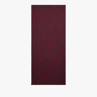 Scritto Scarf, NERO BORDO, hi-res