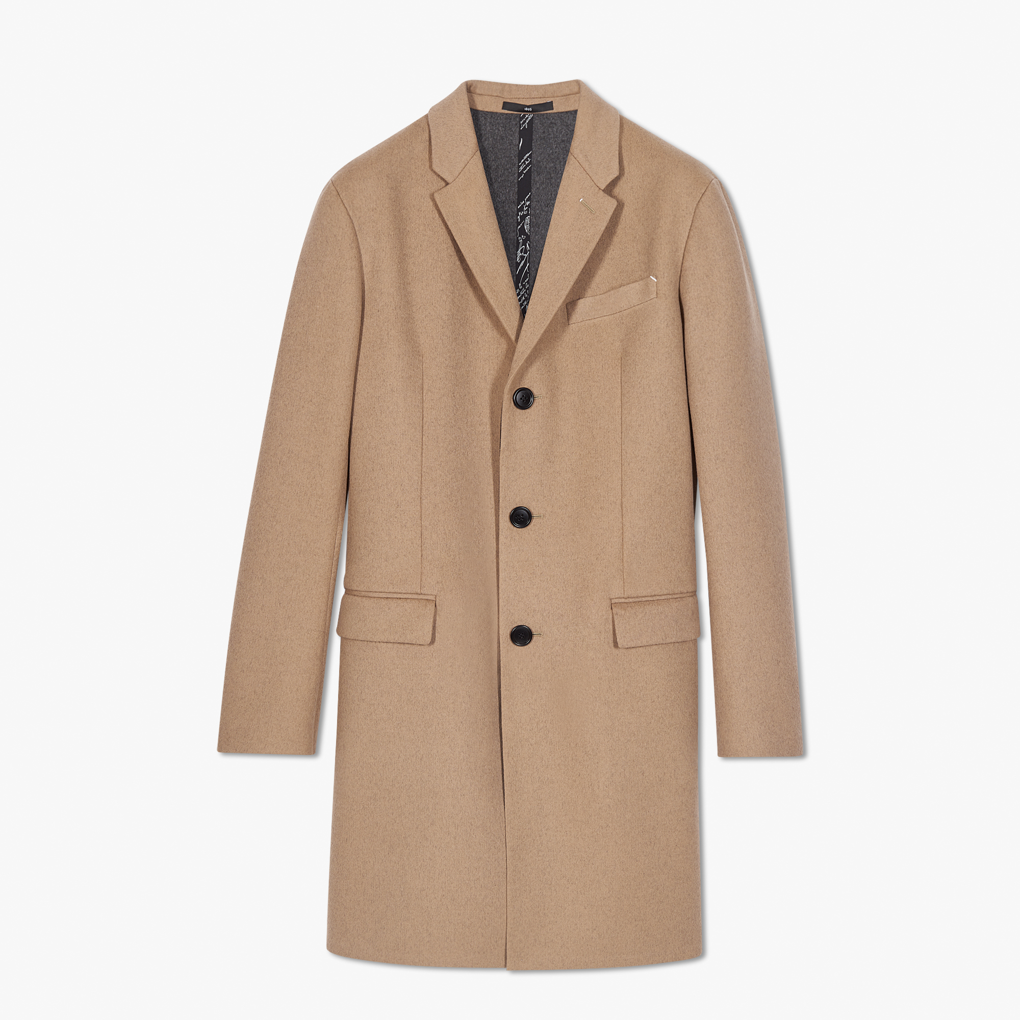 Manteau laine double face clearance