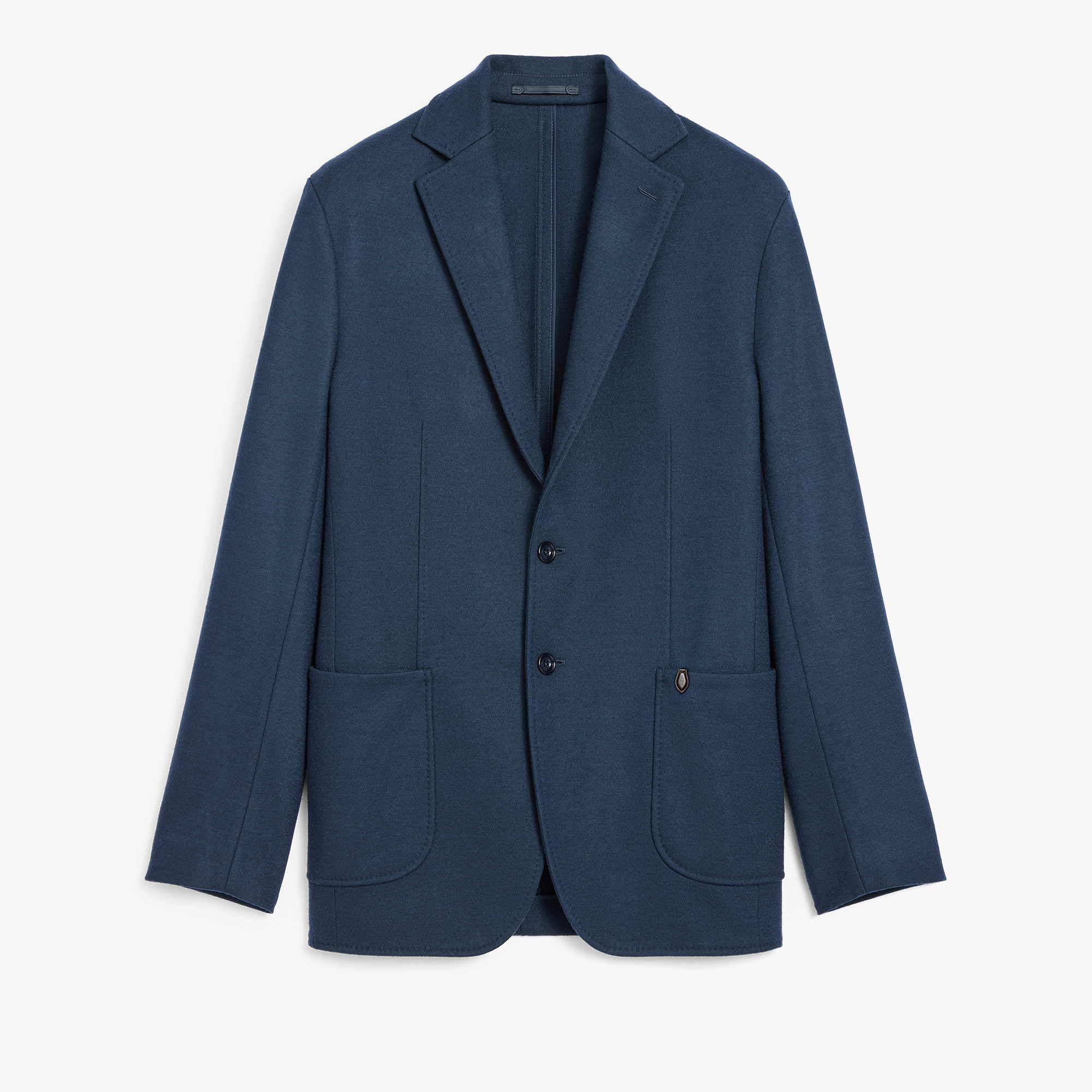 Jersey Wool Jacket, MIDNIGHT BLUE, hi-res