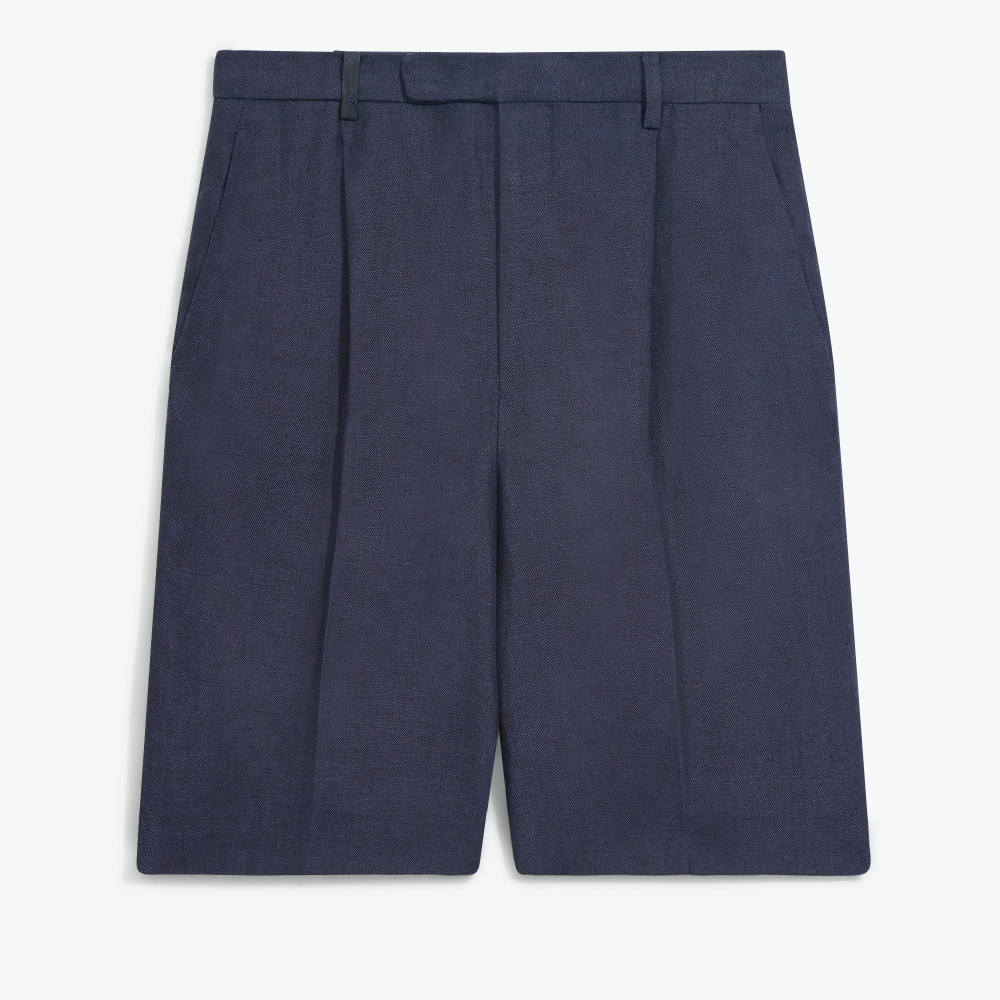 Formal Pleated Shorts, SHADES OF BLUE  , hi-res