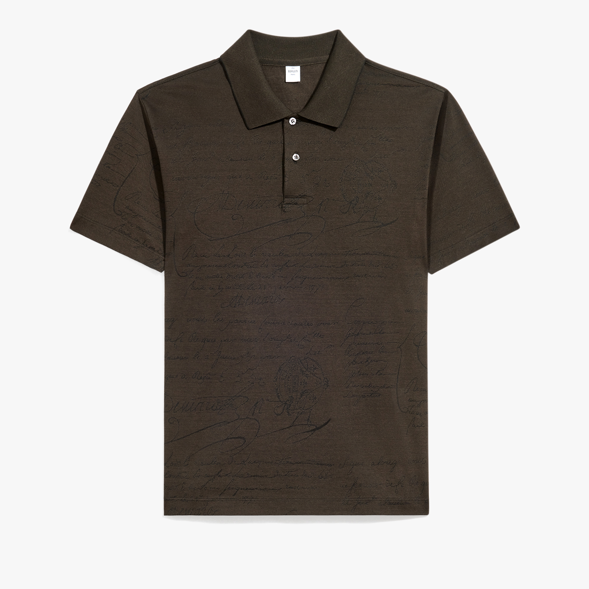 Scritto Pique Polo, EARTH BROWN, hi-res