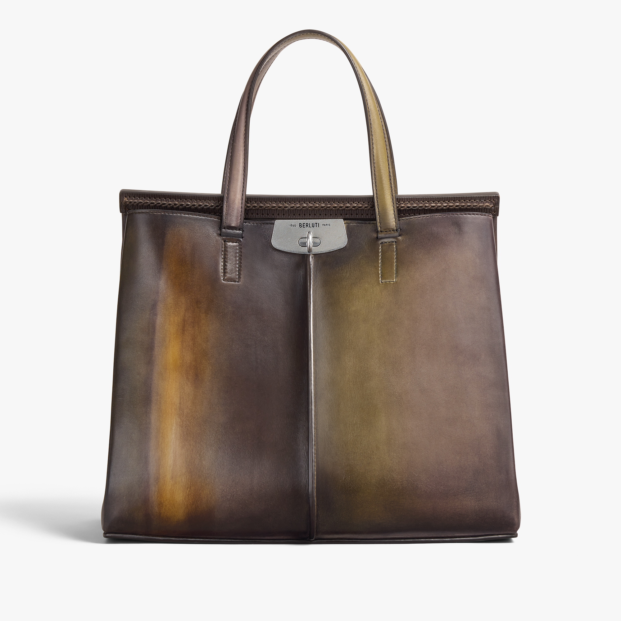 Luti 38 Leather Tote Bag, ALBA, hi-res