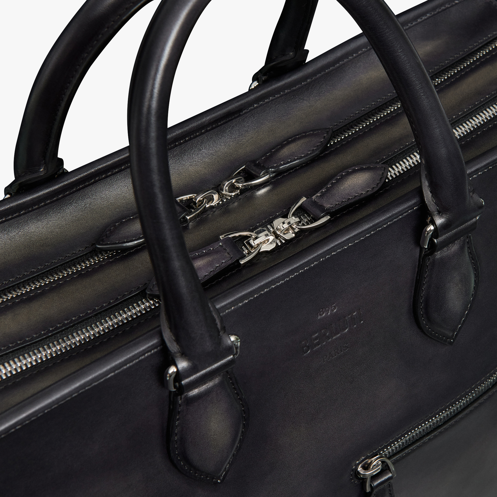 Deux Jours Leather Briefcase | Berluti FI