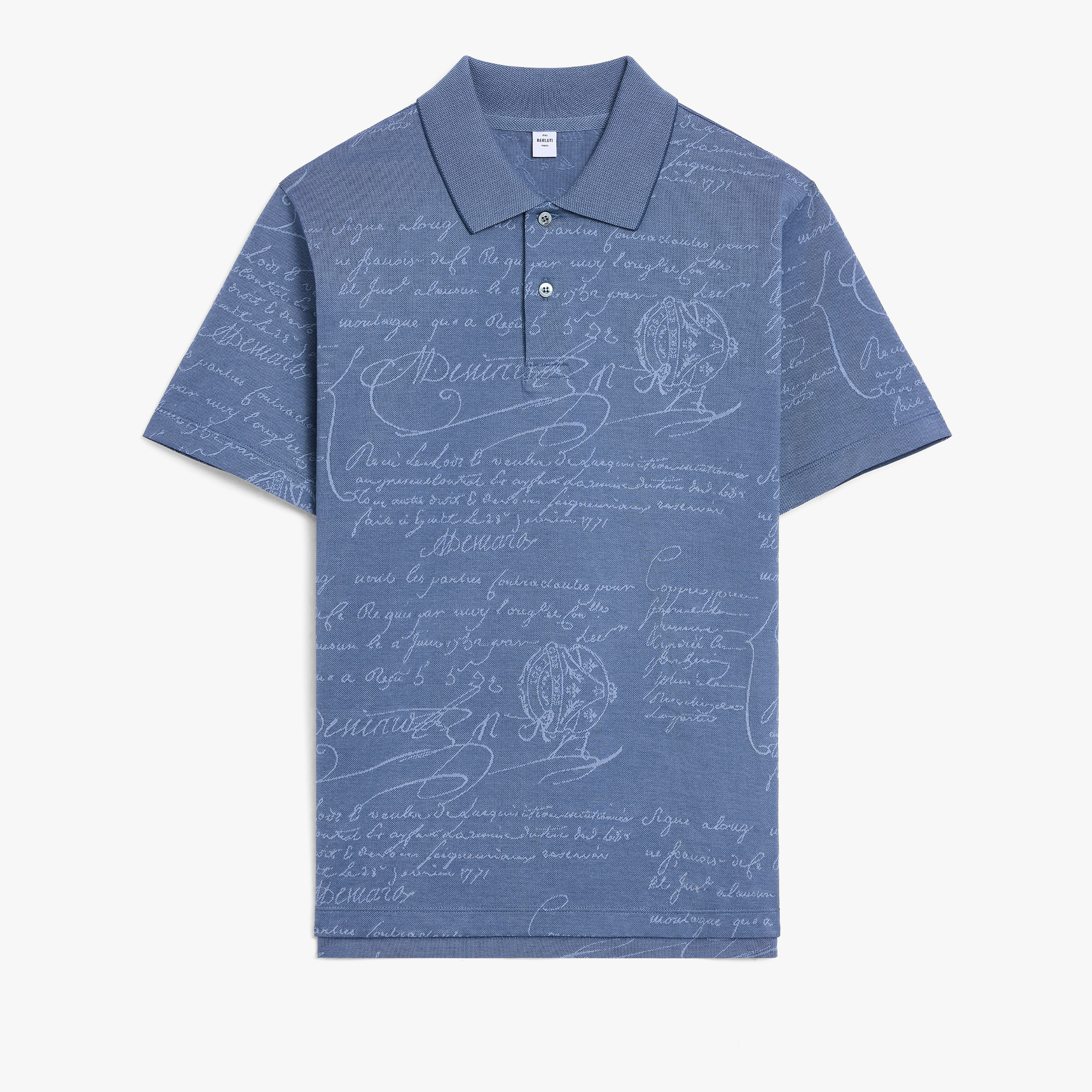 Scritto Piqué Polo, NILE BLUE, hi-res