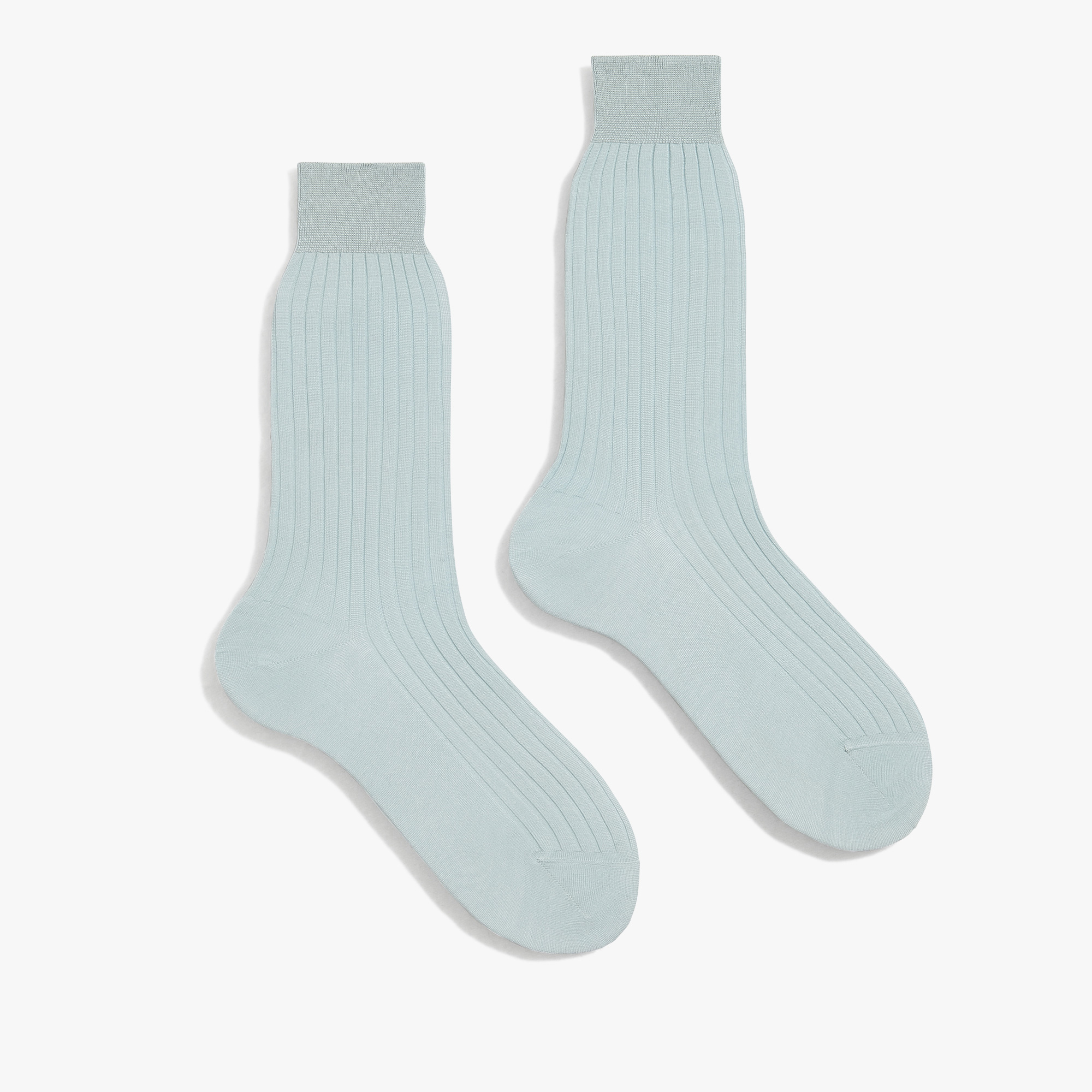 Classic Plain Socks , GLACIAL BLUE, hi-res