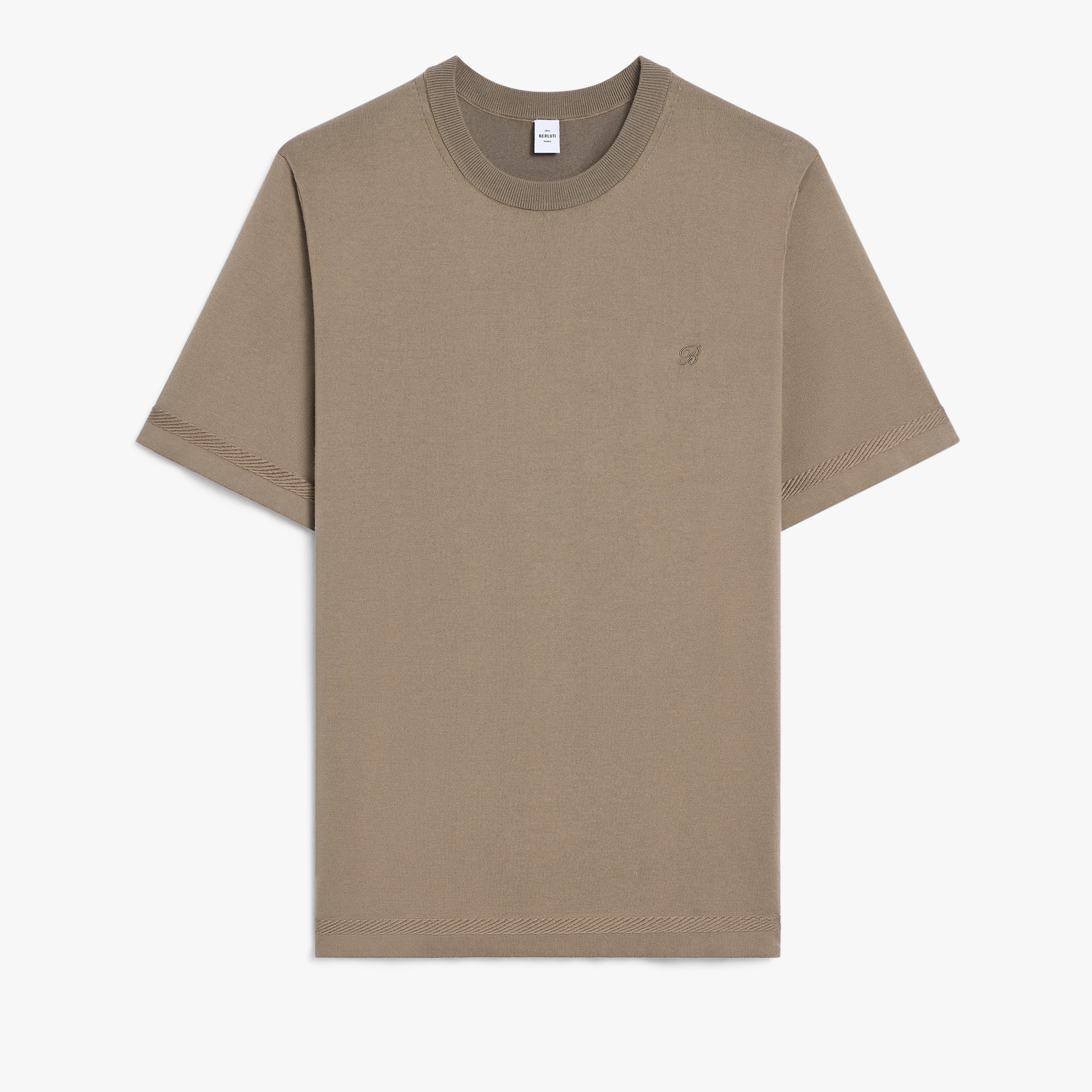 B-Thabor Short Sleeves Crewneck, SEPIA    , hi-res