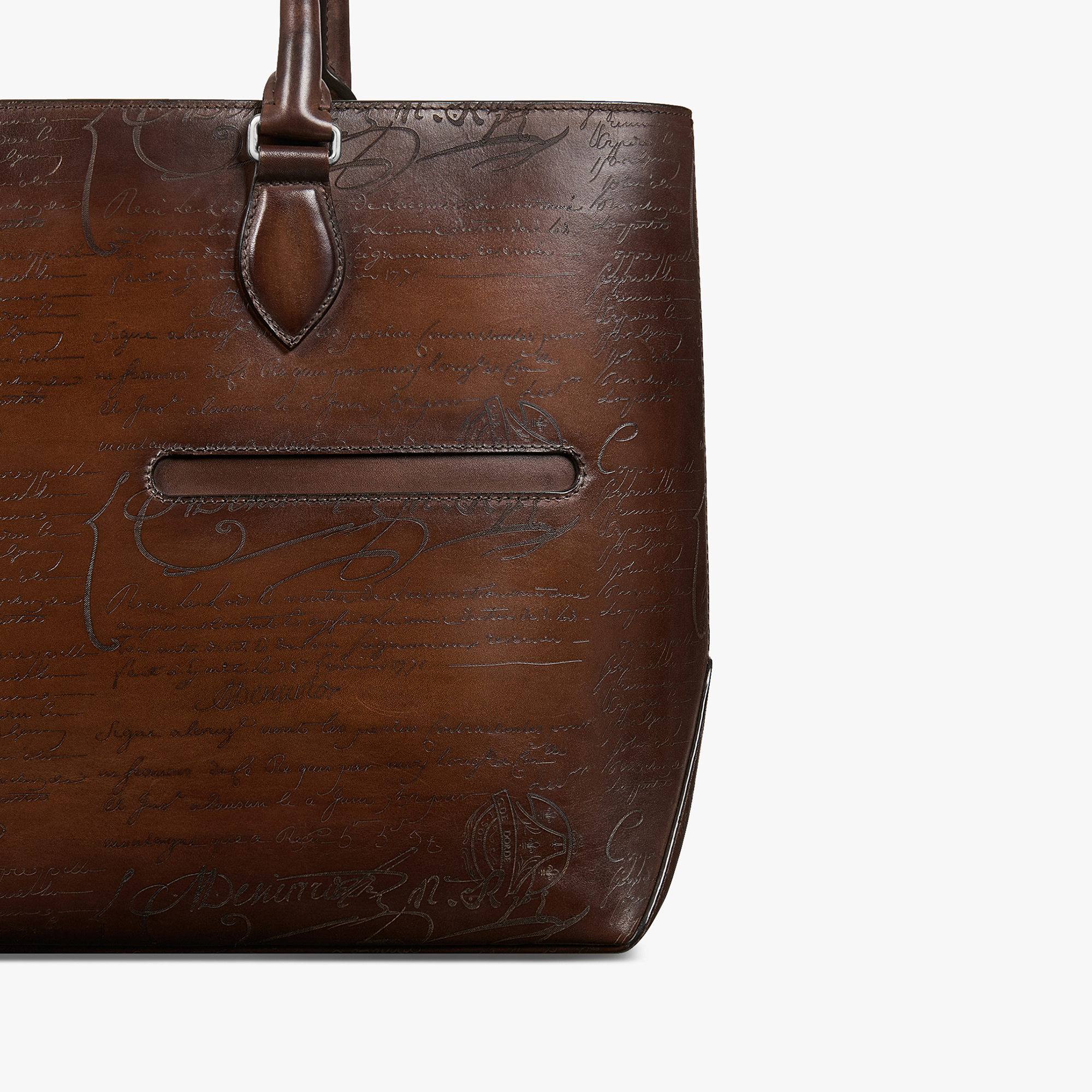 Toujours Scritto Leather Tote Bag | Berluti ES Toujours Scritto Leather Tote Bag | Berluti ES