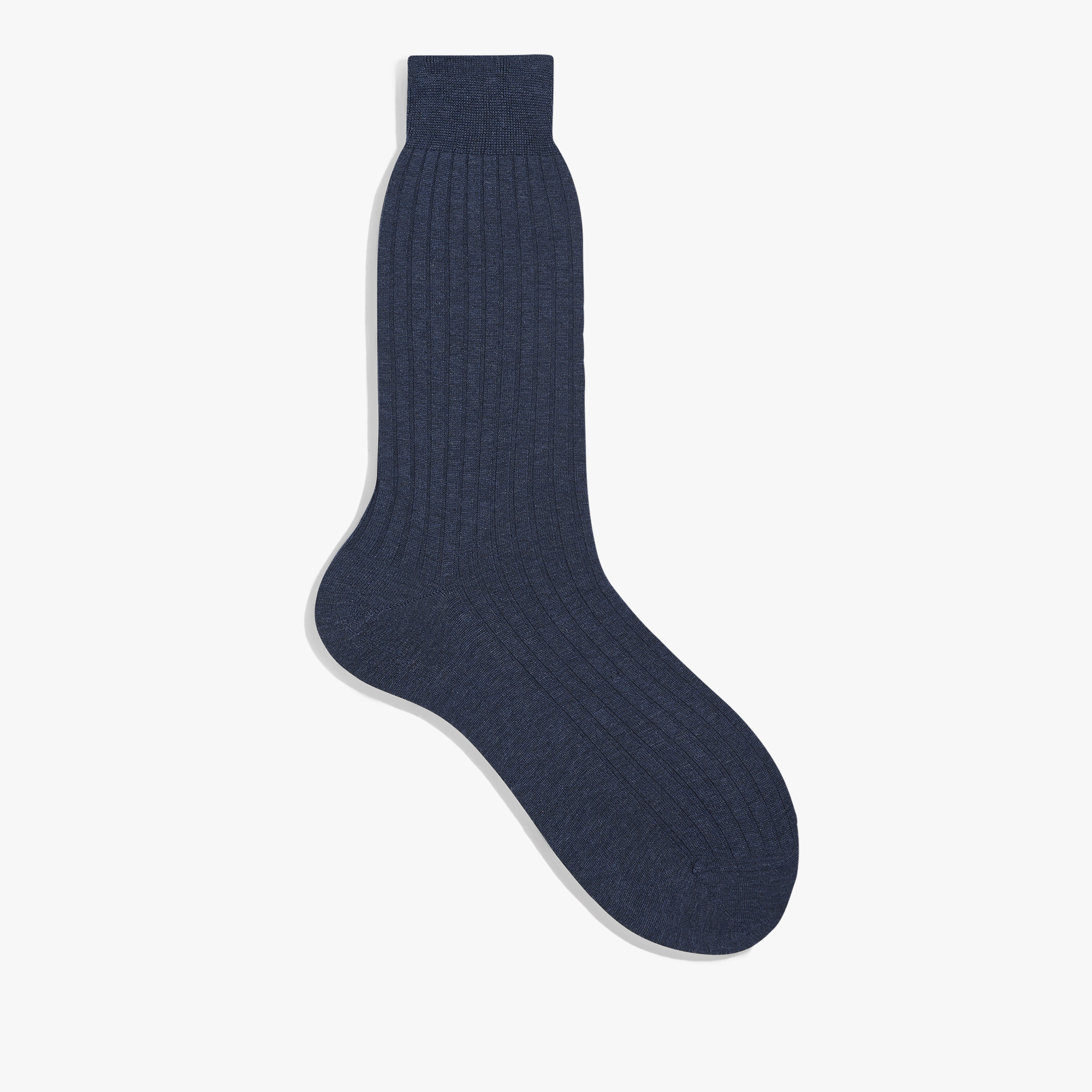 Classic Plain Socks , DENIM SPIRIT, hi-res