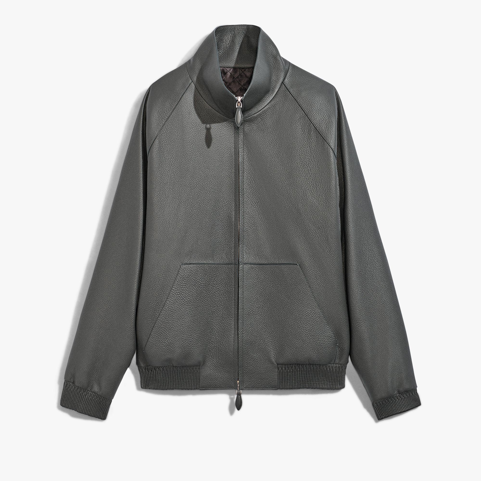 Blouson En Cerf, MYSTERIOUS GREY, hi-res