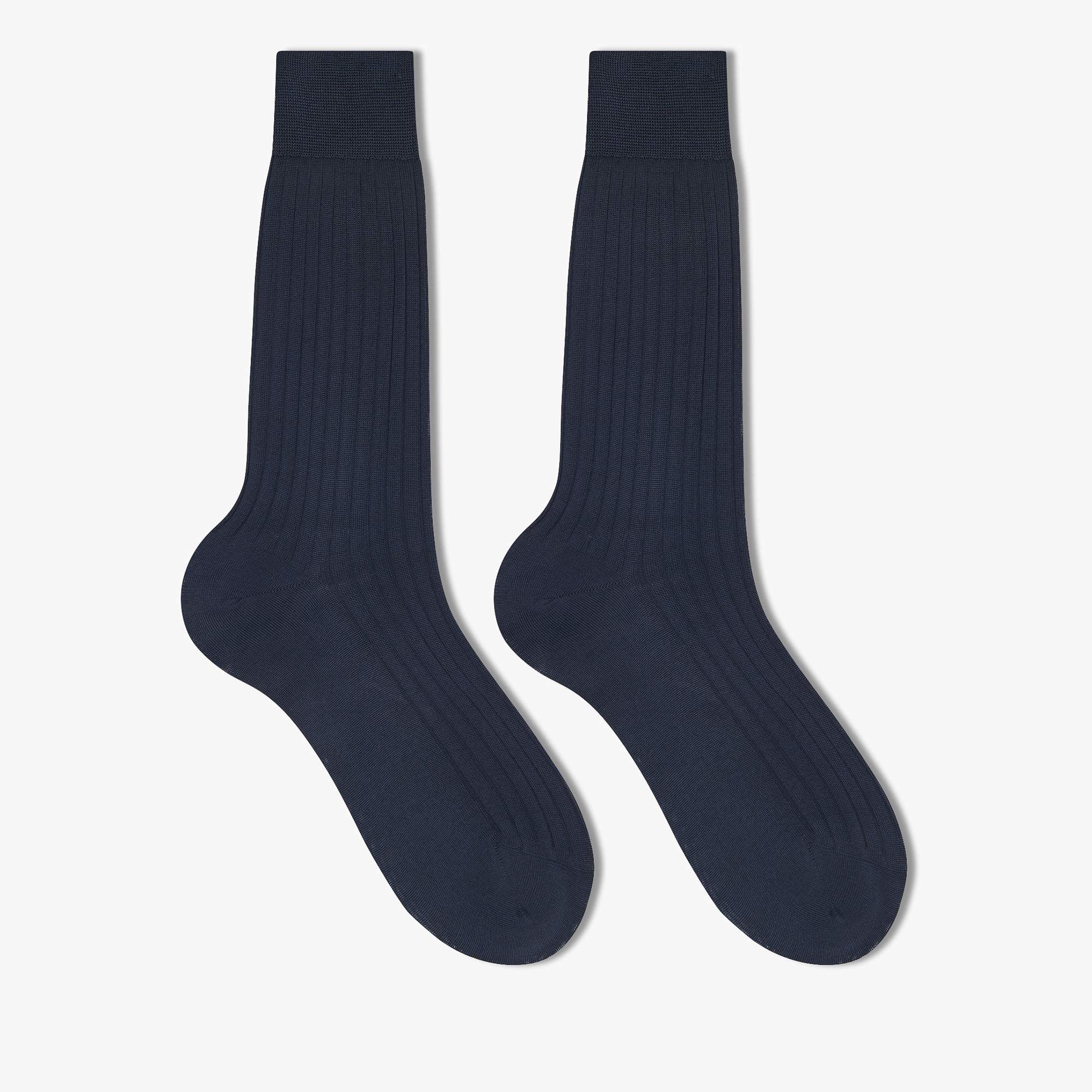 Chaussettes en Coton, NAVY, hi-res