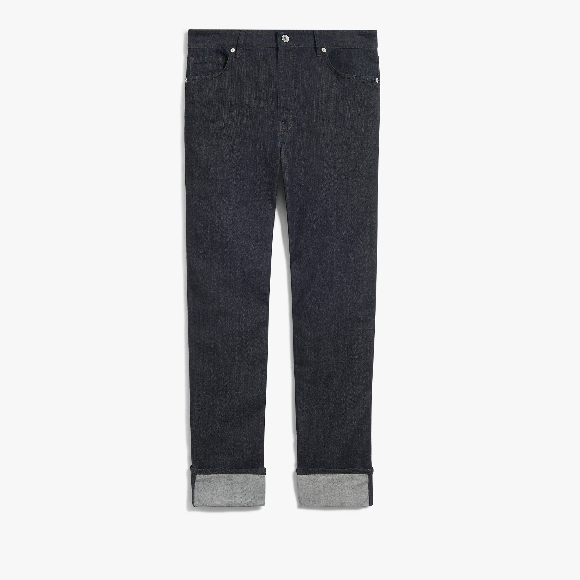 Straight Denim Pants, DARK INDIGO DENIM, hi-res