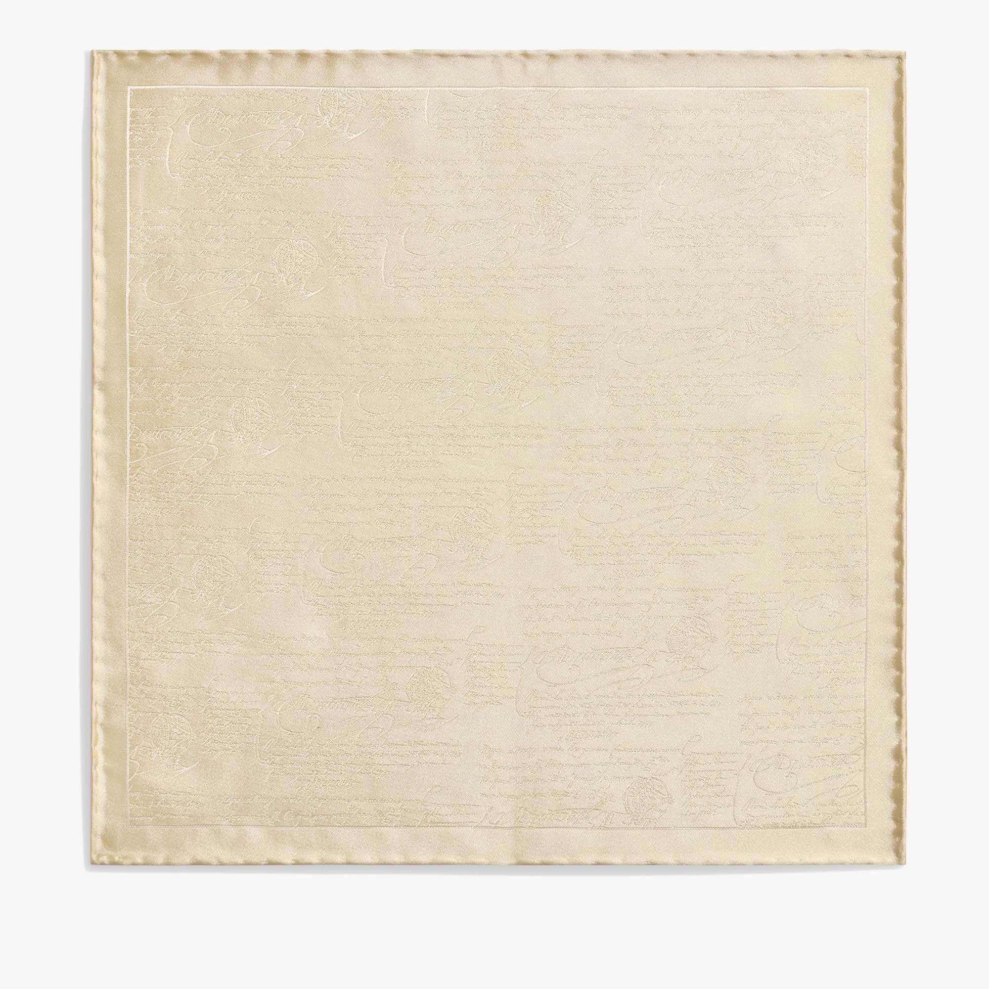 Scritto Handkerchief, ECRU, hi-res
