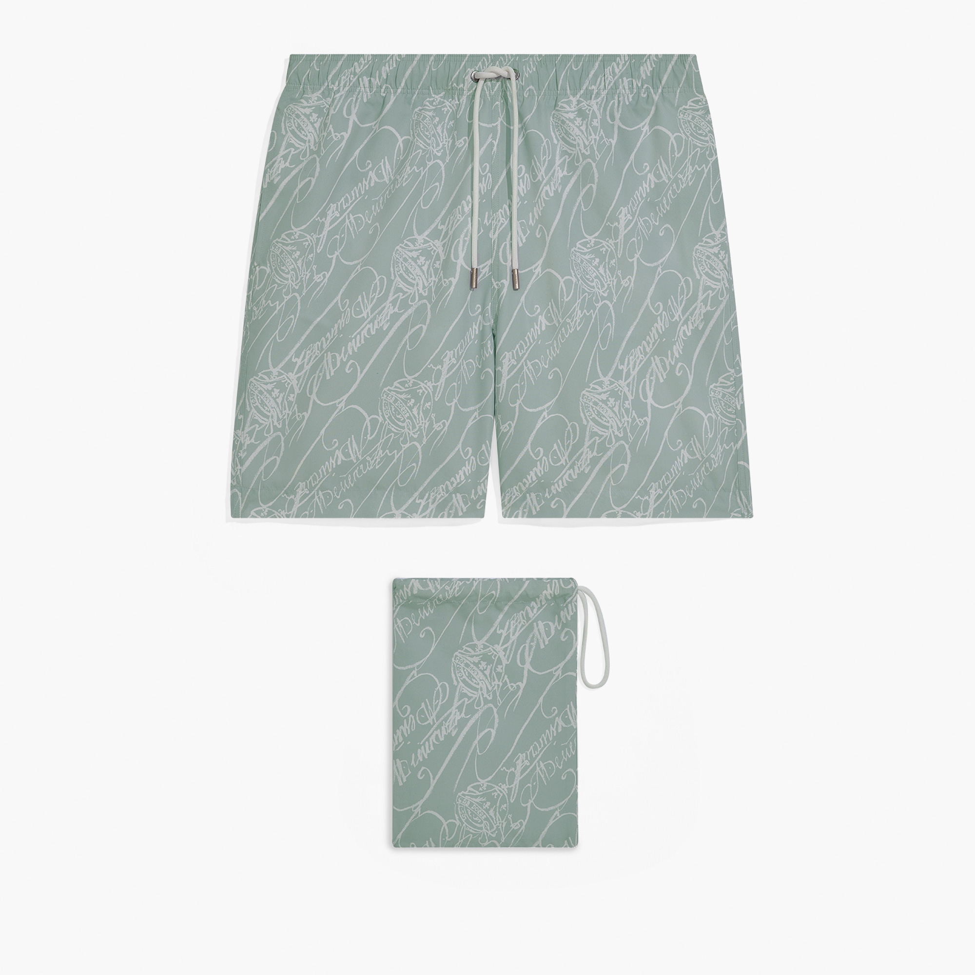 Marbeuf Scritto Swimshorts, CELADON SCRITTO, hi-res