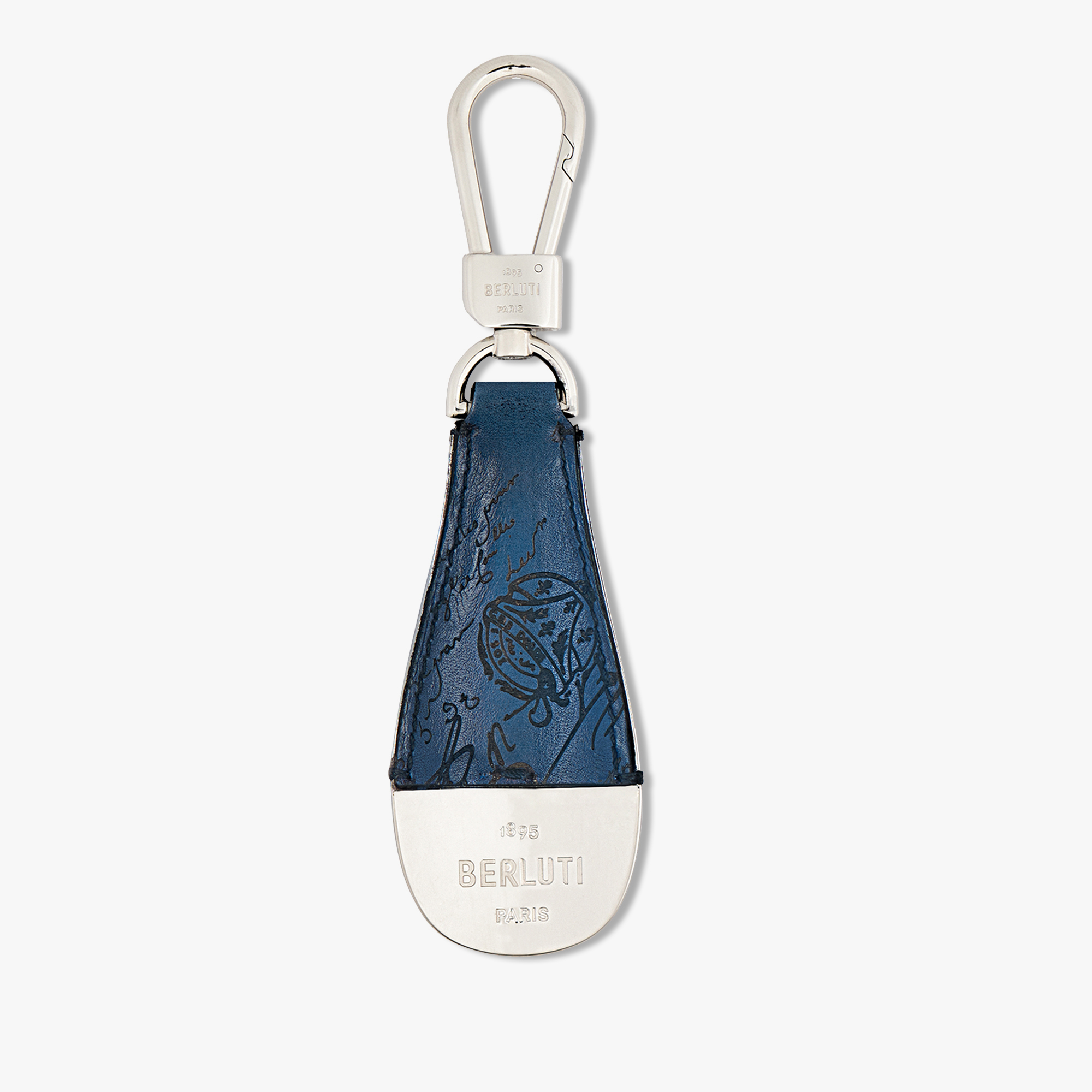 Shoehorn Scritto Leather Key Ring, AVEIRO, hi-res