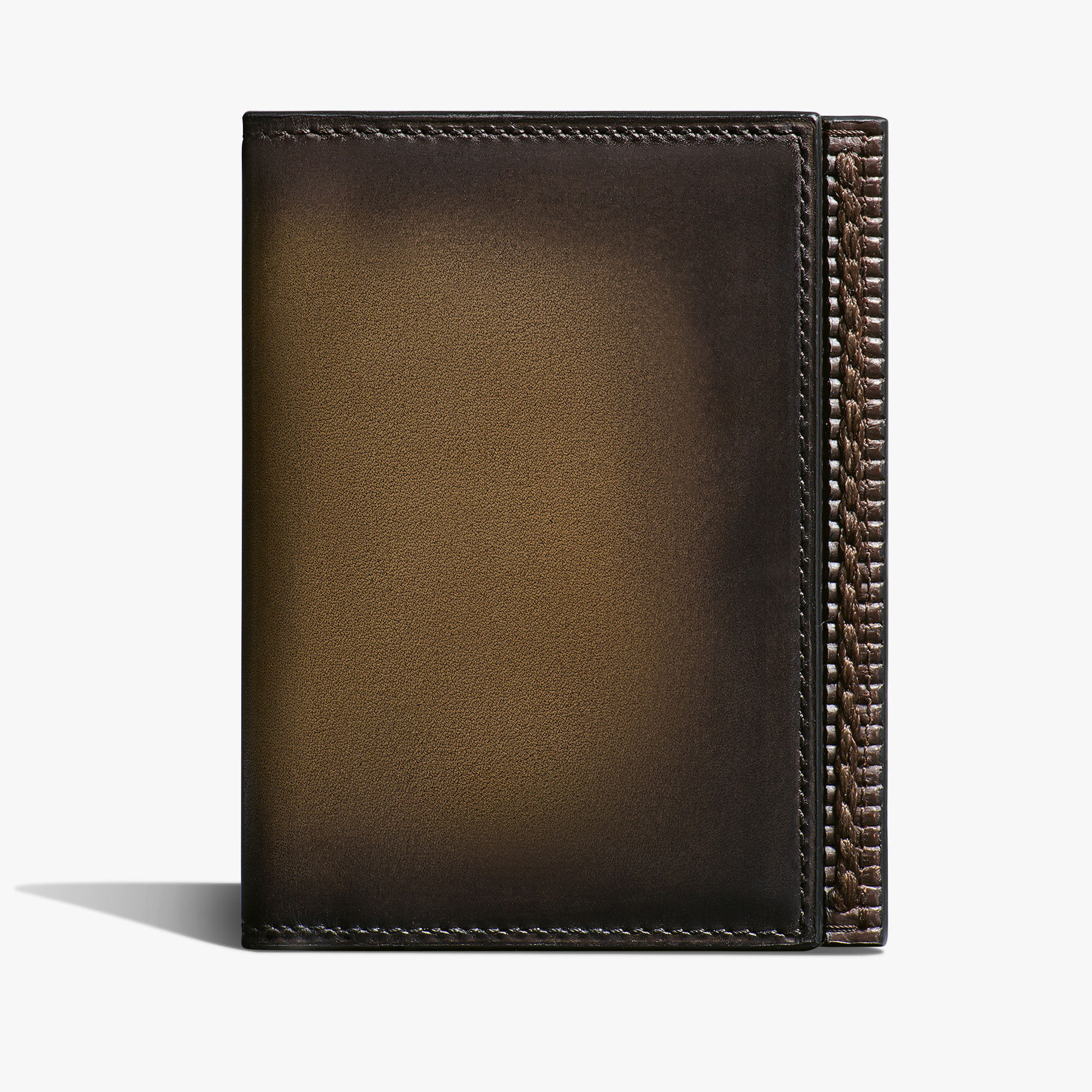 Jagua Leather Card Holder, NERO LEGNO, hi-res