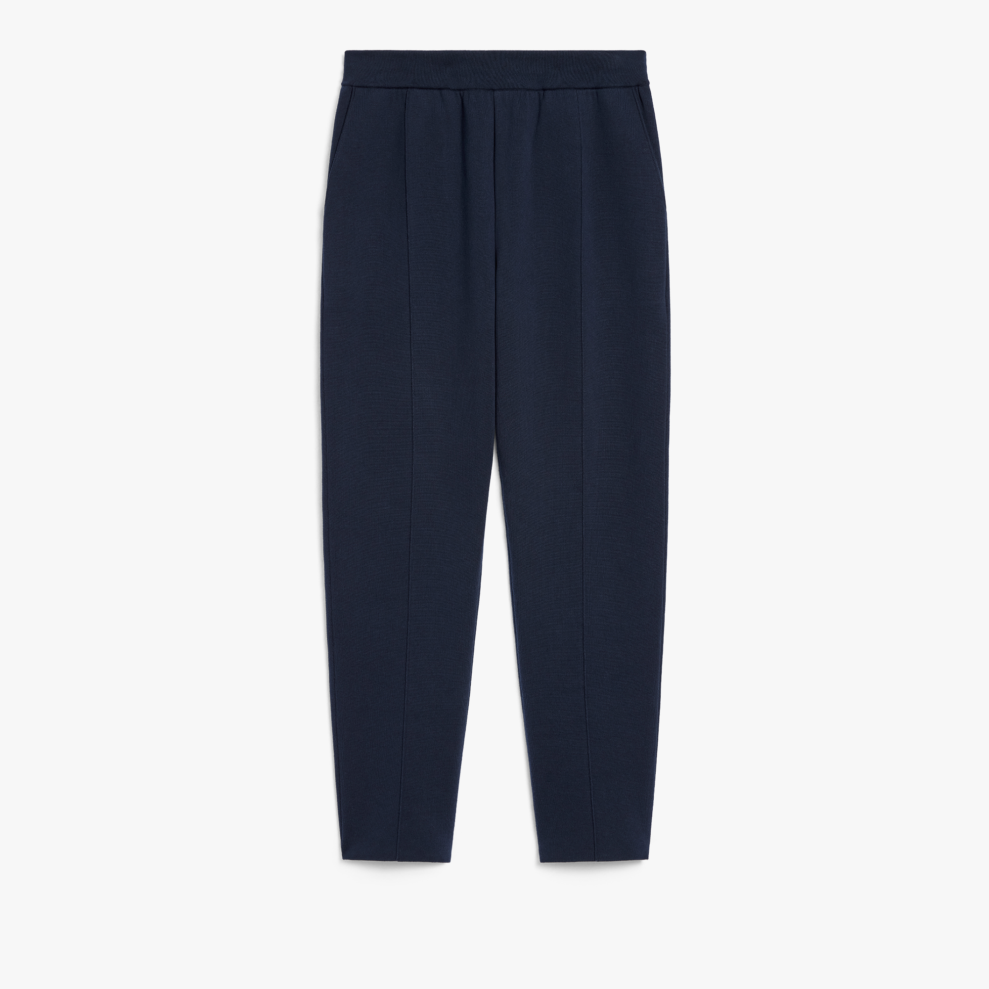 Double Face Knitted Pants, COLD NIGHT BLUE, hi-res