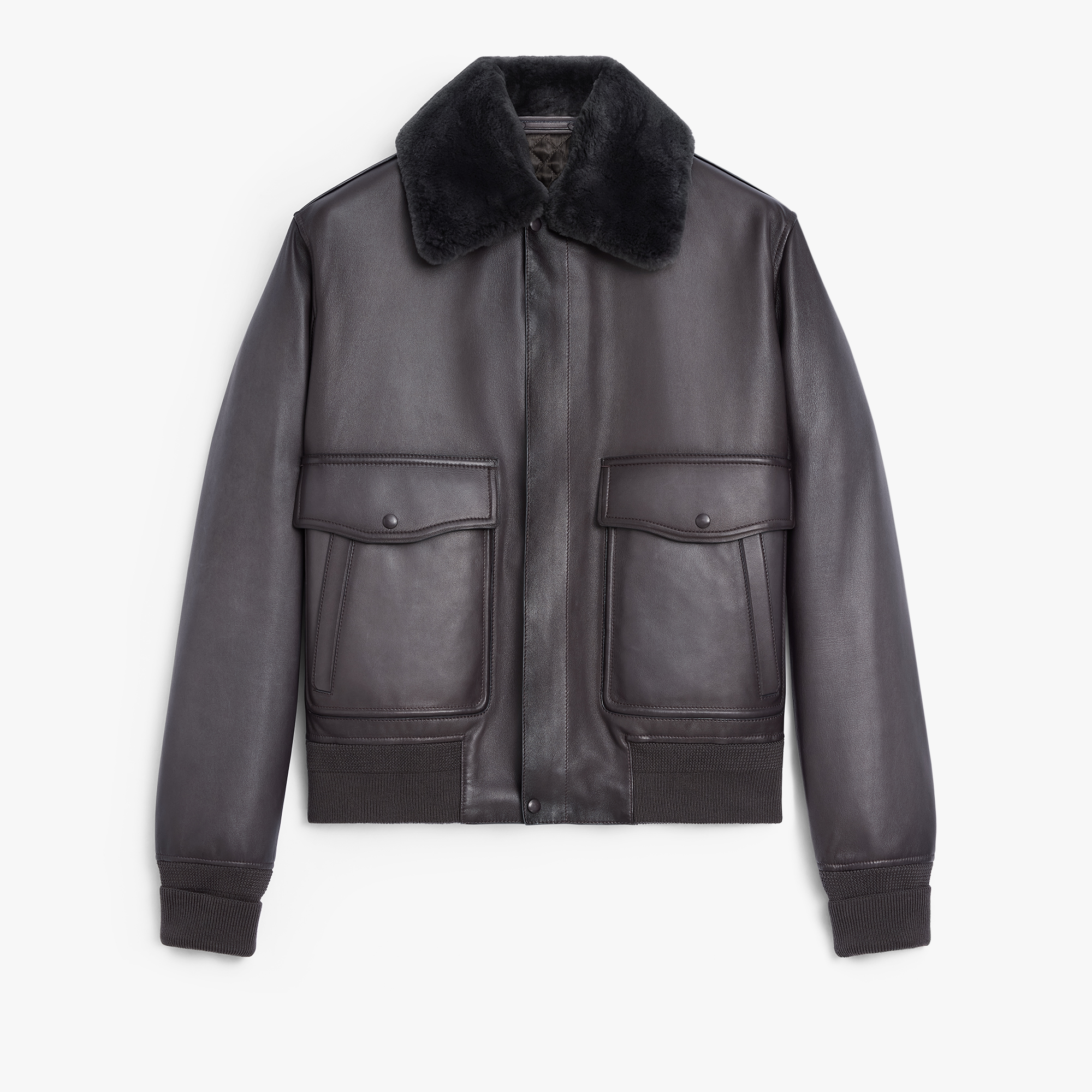 Patina Flight Jacket, WARM PURPLE GREY, hi-res