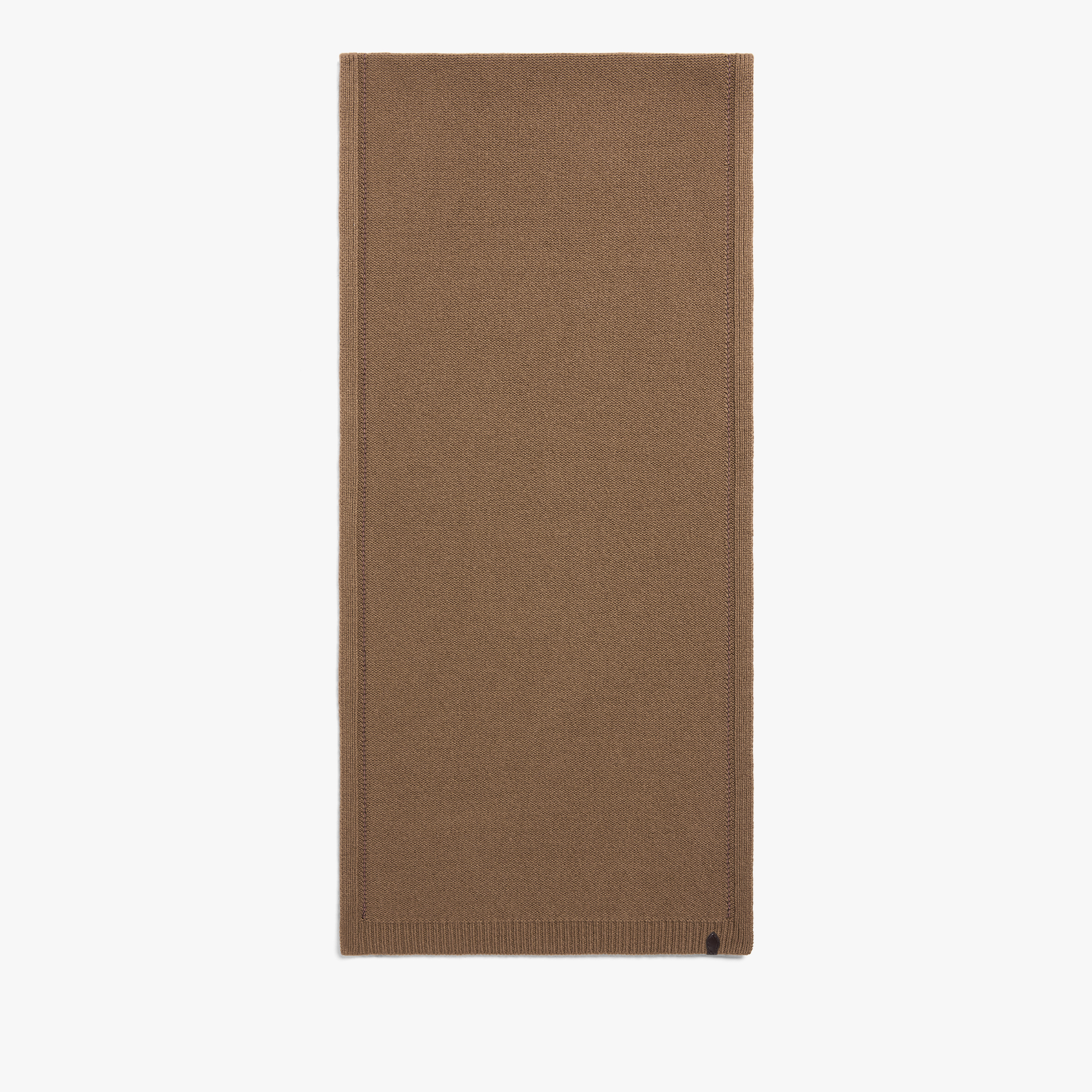Leather Braiding Scarf, WALNUT, hi-res