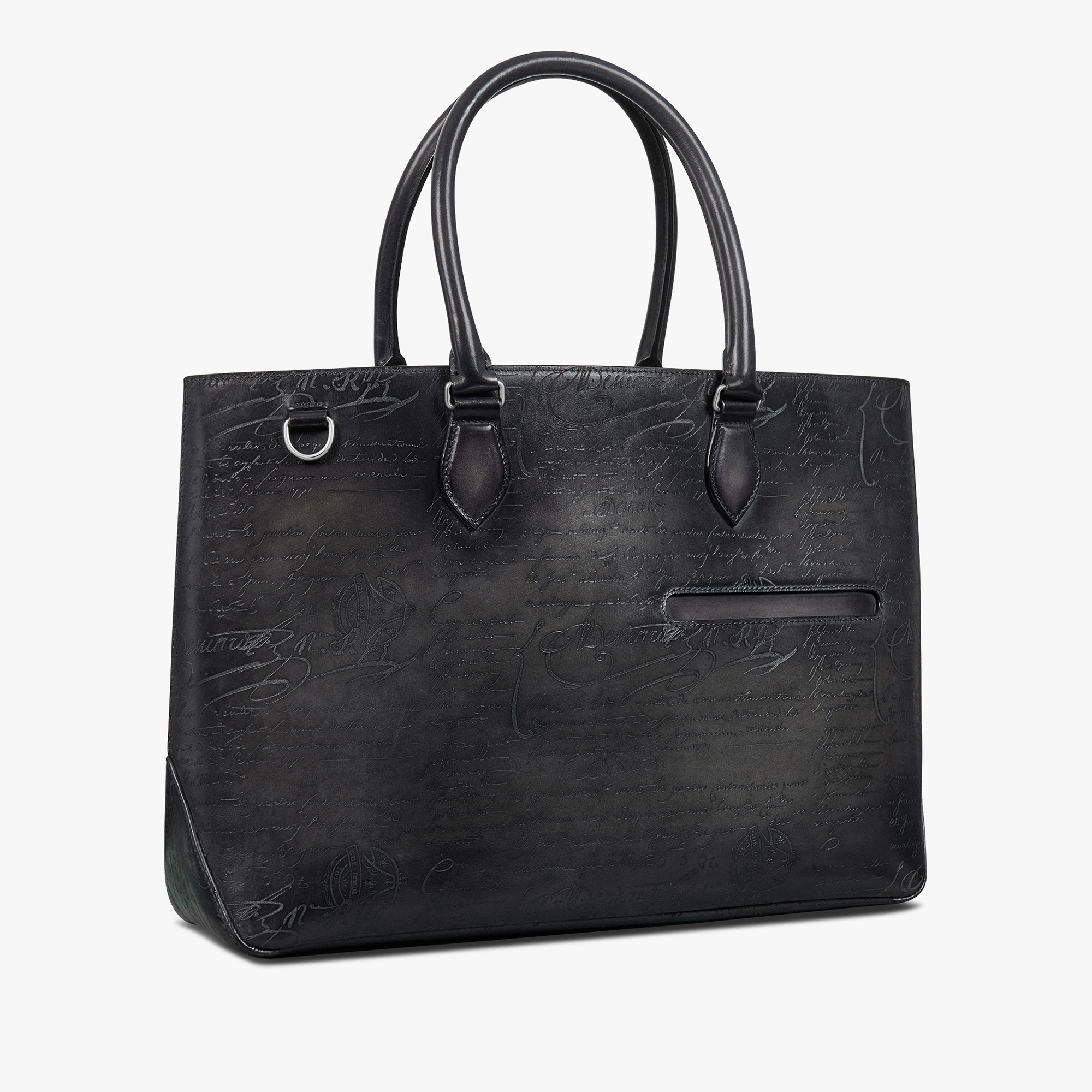 Toujours Scritto Leather Tote Bag | Berluti US