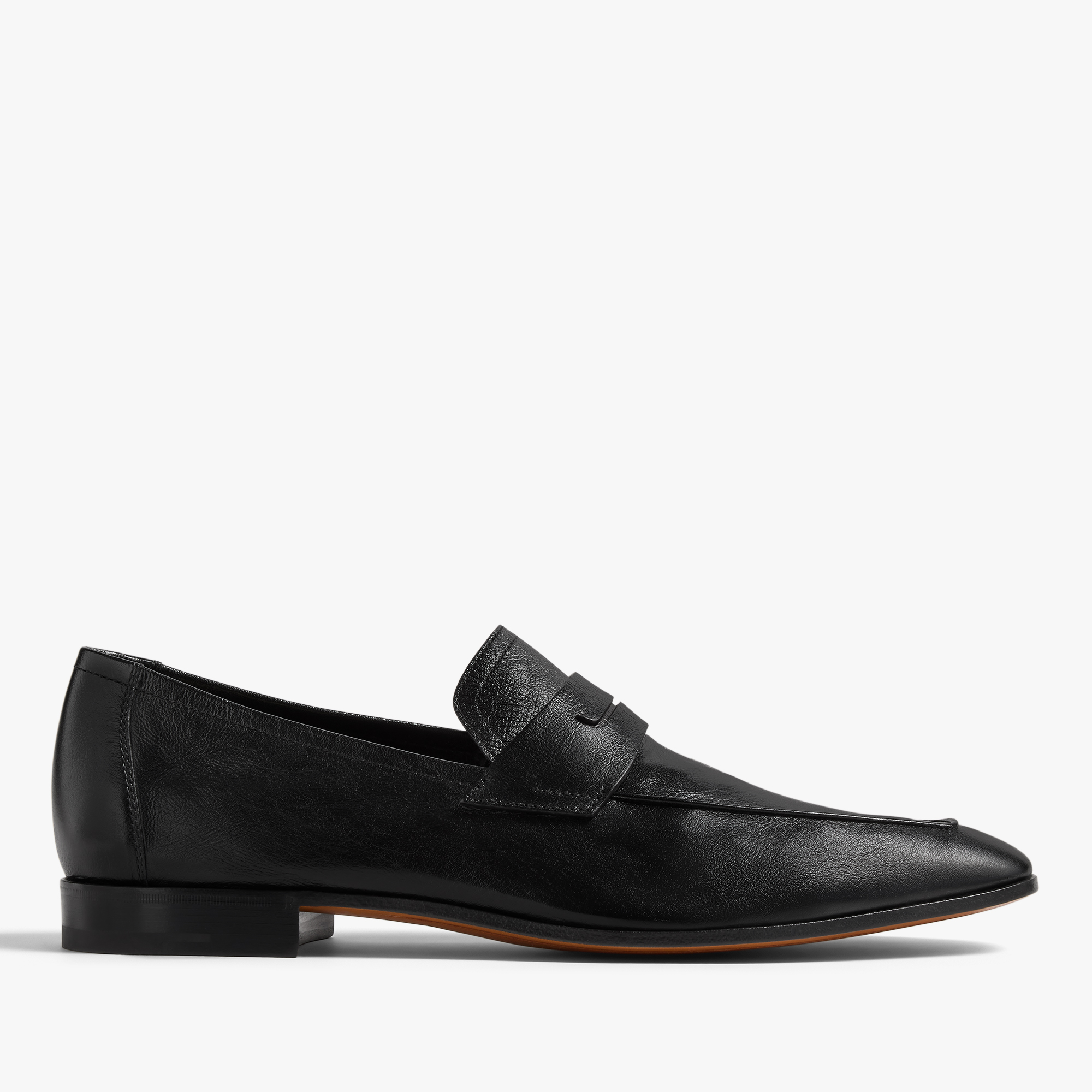 Lorenzo Kangaroo Leather Loafer, NERO, hi-res