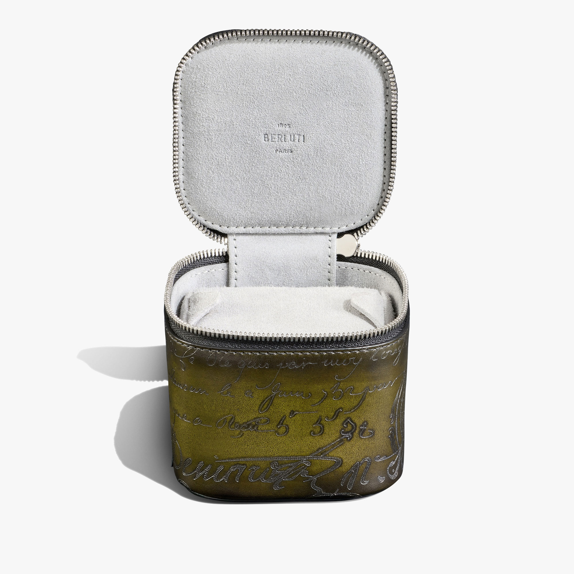Watch Case 1 Scritto Leather, NERO CAVIAR, hi-res