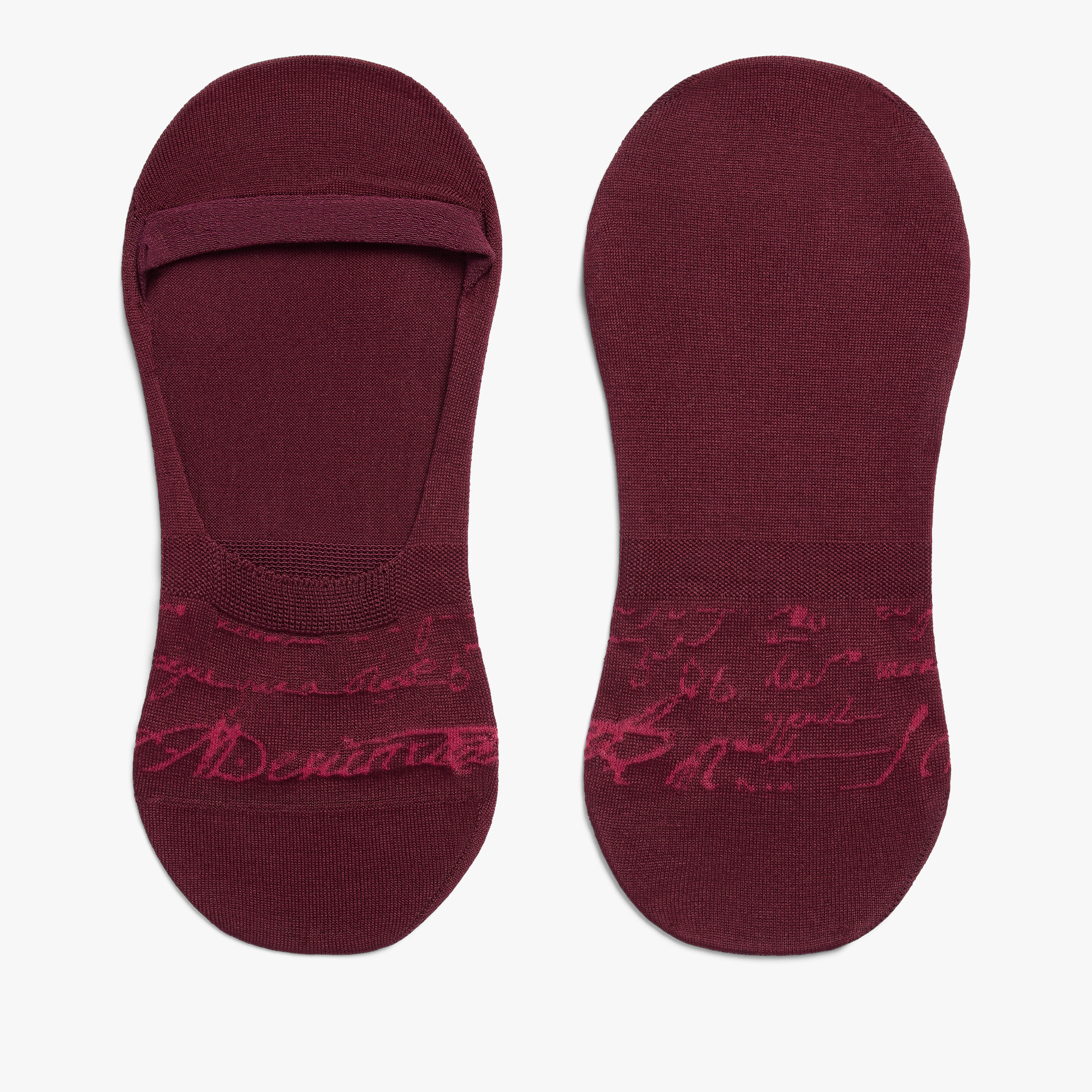 Shadow Cotton Ghost Socks, NERO BORDO, hi-res
