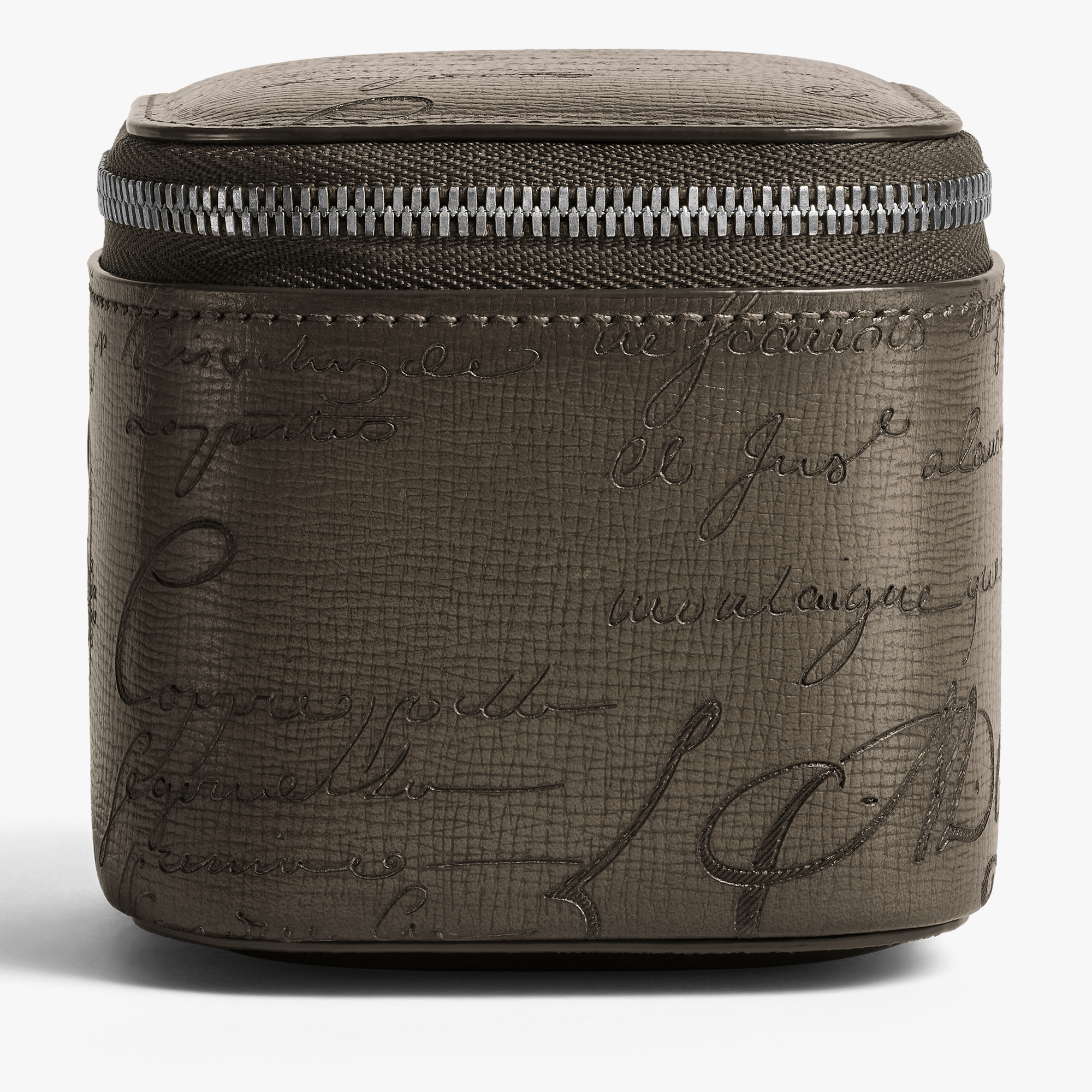 Watch Case 1 In Venezia Palmellato Scritto Calf Leather, SELVA OSCURA, hi-res