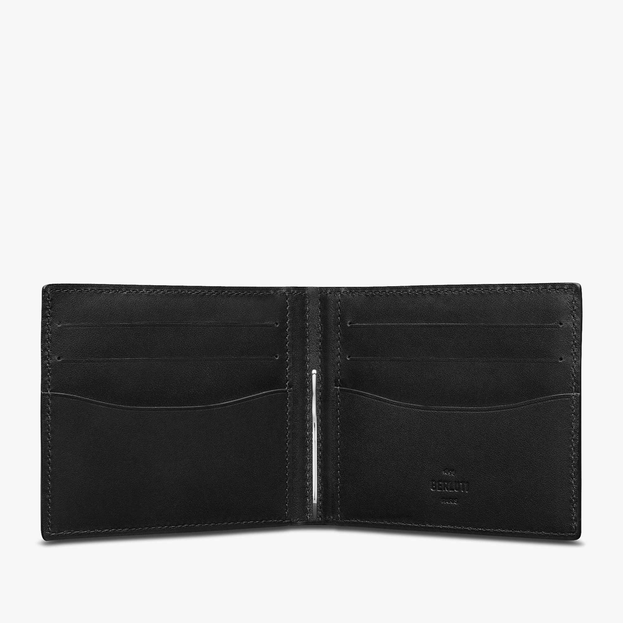 Figure Scritto Leather Compact Wallet | Berluti