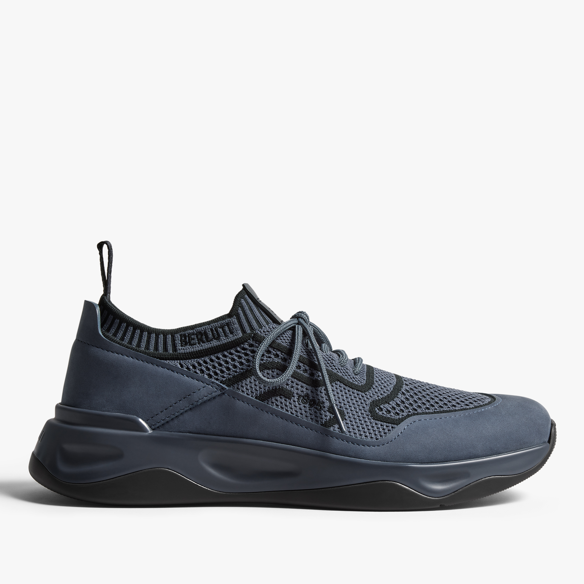 Shadow Knit, Nubuck Calf And Lagoon Calf Sneaker, PURPLE CLOUD, hi-res