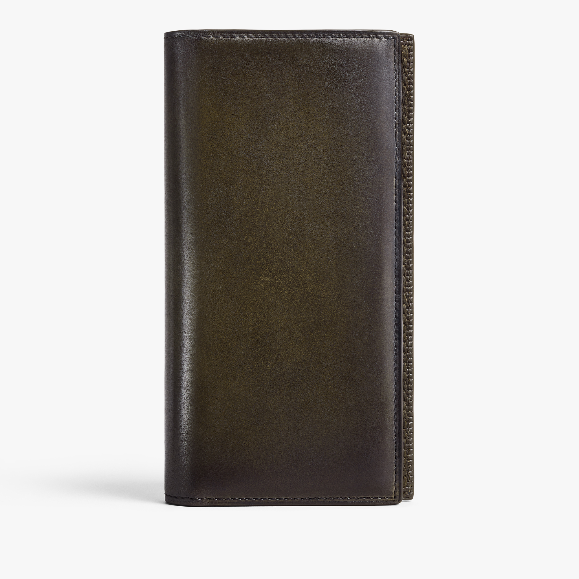 Badi Leather Long Wallet, SELVA OSCURA, hi-res