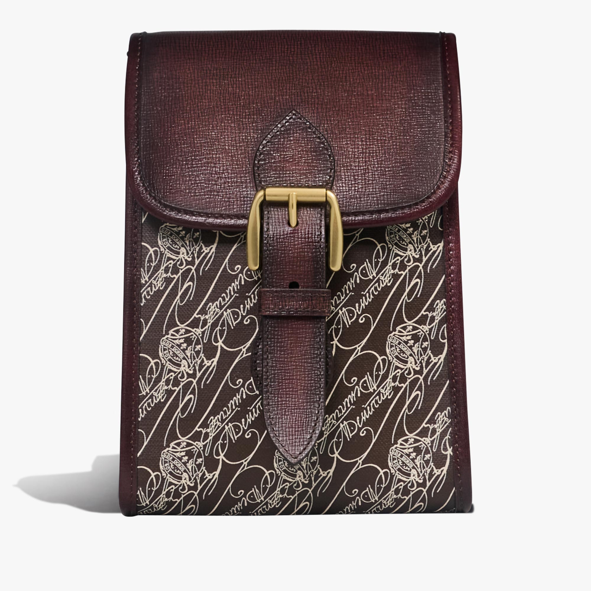 Sac Bandoulière Bourse En Toile Marbeuf, DARK BROWN + MADURO, hi-res